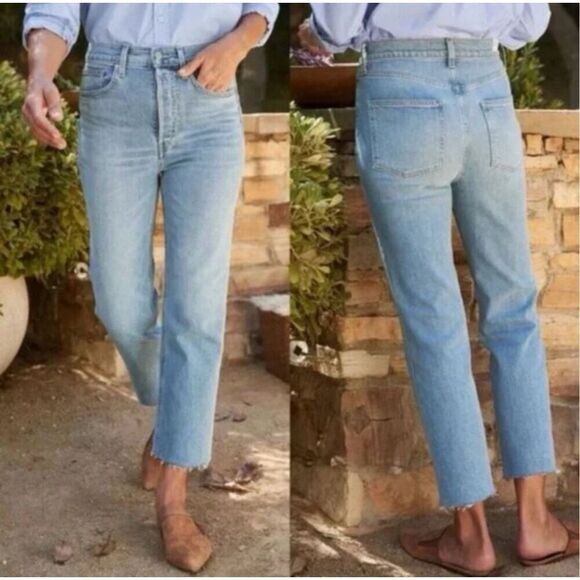 Frank and Eileen Monaghan Mom Jean in 1990 Wash Denim Size 27 - Picture 1 of 9